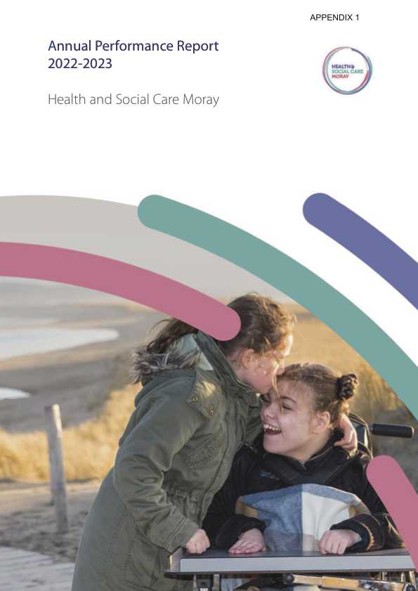 Cover of The Moray Integration Joint Board (MIJB) Annual Perfomance Report 2022-23