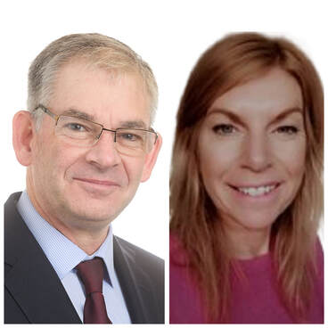 Headshots of Simon Bokor-Ingram and Tracy Stephen